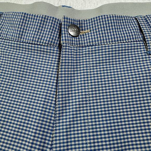 Adidas Shorts Great for Golf Checkered Print Size 36 - Picture 1 of 11